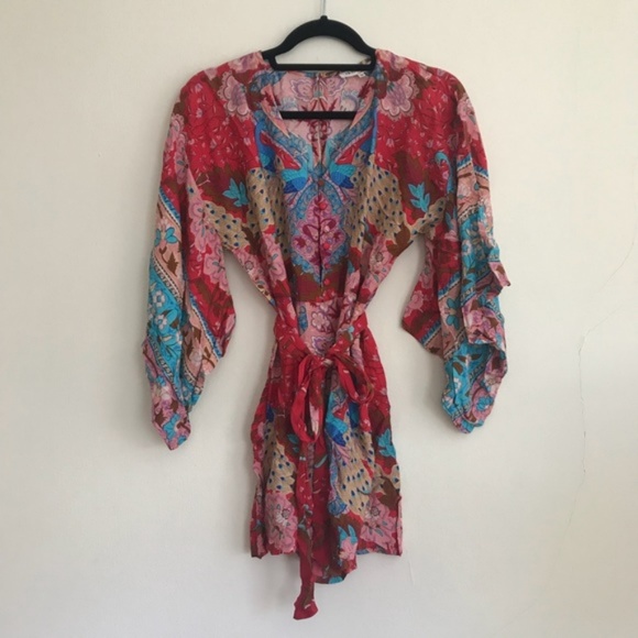 5⭐️ FAV BESTSELLER BOHO GYPSY Lotus Kimono Romper - Picture 5 of 7